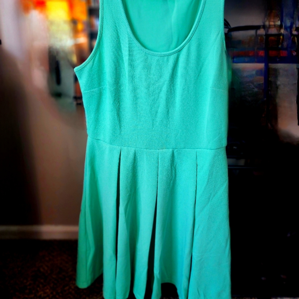 Teal dress